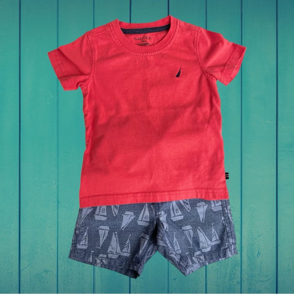 18M Nautica Boys Outfit Set